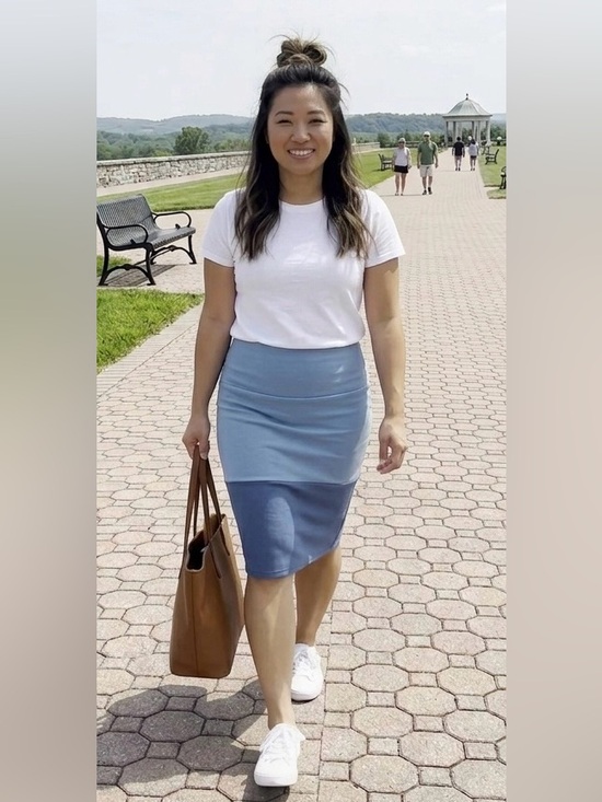 LuLaRoe Dresses & Skirts - LULAROE Cassie Colorblock Pencil Skirt